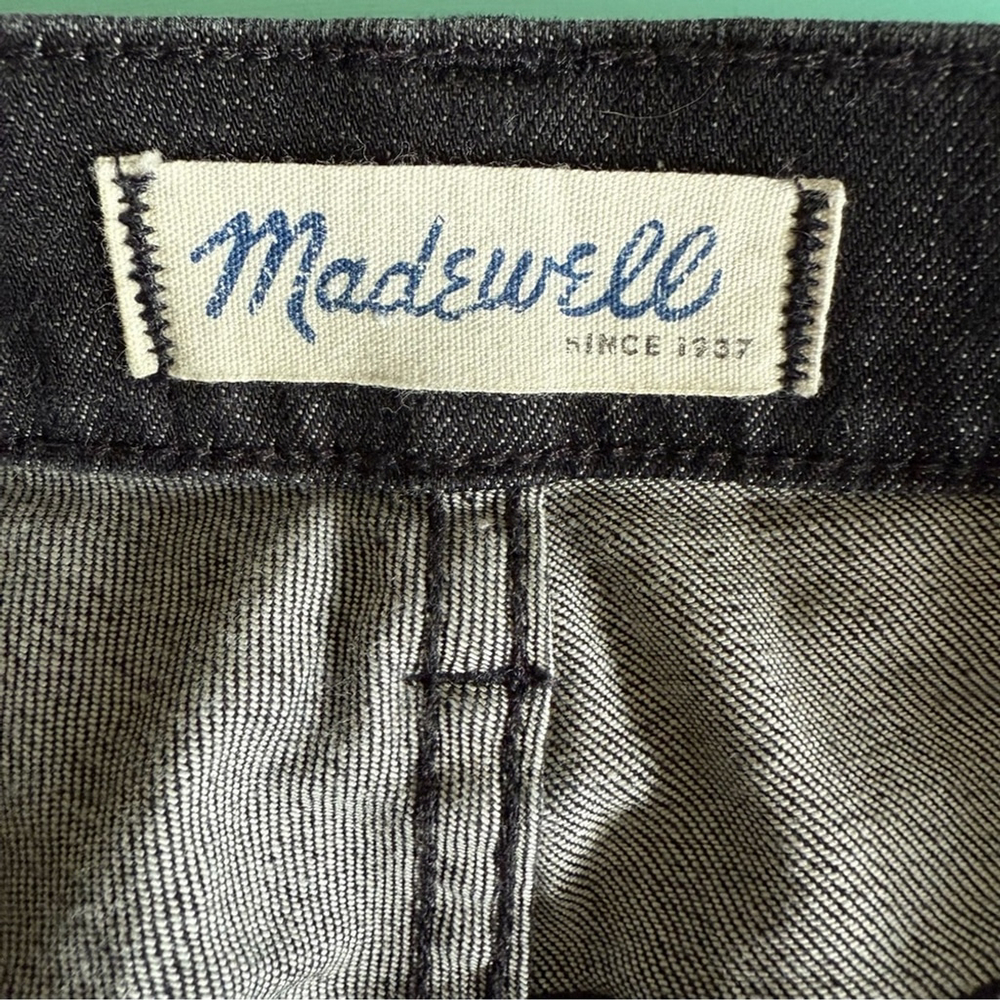 Madewell Black Slim Boyjean Jeans Relaxed Fit Size 27 Classic Denim Straight Leg - Picture 4 of 13